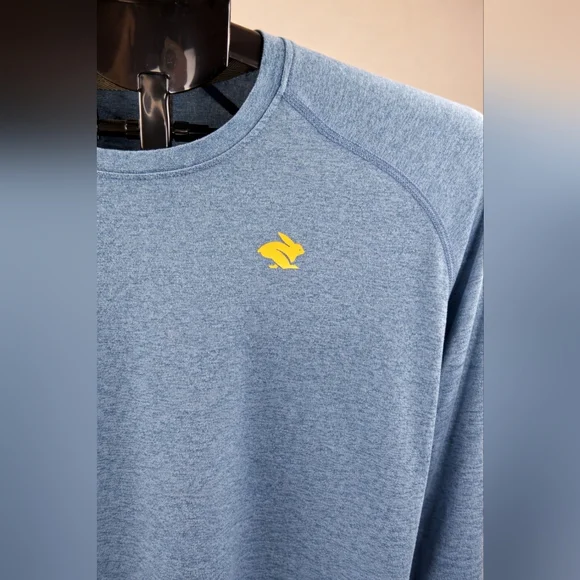 Men's Rabbit EZ Tee Long Sleeve Athleisure Running Shirt, Medium - Picture 2 of 5